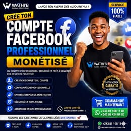 🚀 PROCÉDURE SIMPLE POUR CRÉER TON COMPTE FACEBOOK PROFESSIONNEL MONÉTISÉ 💰