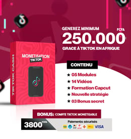 Formation Complète : Monétiser TikTok en Afrique - De Zéro à Pro en 5 Modules !
