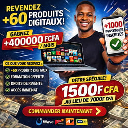 Mega Pack de +60 Produits Digitaux à Revendre