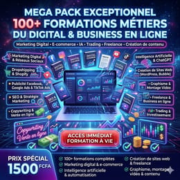 Pack Ultime 100+ Formations Digital & Business Online – Expertise Complète