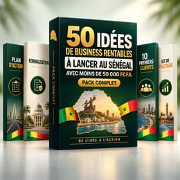 50 idées de business rentables à lancer au Sénégal avec moins de 50 000 FCFA
