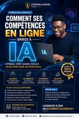 COMMENT VENDRE SES COMPÉTENCES EN LIGNE GRÂCE A IA