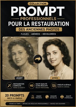 Le pack premium des prompt pour la restauration des anciens photos