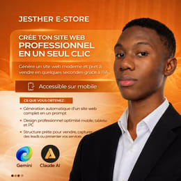 Crée ton site web en un seul clic, sans coder, sans développeur et sans perdre des semaines 🌐📝