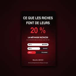 Méthode 50/30/20 : épargne 5 000 F + Suivi financier excel