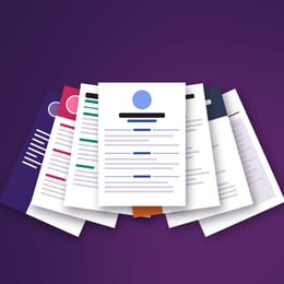 Pack de 100 modèles de CV modifiables sur Canva, à télécharger en PDF