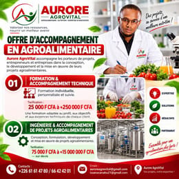 Accompagnement de projet agroalimentaire