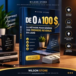 DE 0 À 100 $ : LA MÉTHODE POUR GÉNÉRER VOS PREMIERS REVENUS EN LIGNE