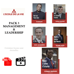 ECOLE DE LA VIE - SERIE 1 - Pack 3 - Management & Leadership
