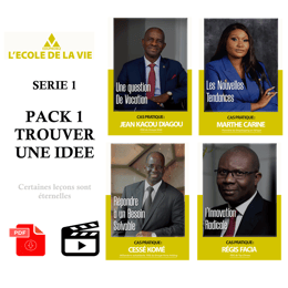 ECOLE DE LA VIE - SERIE 1 - Pack 1 - Trouver une Idée