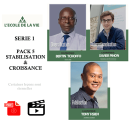 ECOLE DE LA VIE - SERIE 1 - Pack 5 - Stabilisation & Croissance