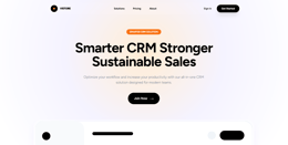 Vistore - Landing Page Premium pour CRM