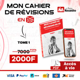 MON CAHIER DE REVISIONS EN 3D - tome 1 - Nathy kouadio