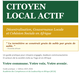 CITOYEN LOCAL ACTIF – Décentralisation, gouvernance locale et cohésion sociale en Afrique