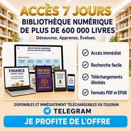 ACCÈS 7 JOURS À LA BIBLIOTHÈQUE NUMÉRIQUE