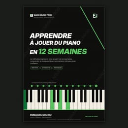 APPRENDRE À JOUER DU PIANO EN 12 SEMAINES — Méthode complète (PDF + 74 audios + fiches)