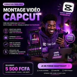 Deviens Monteur de Vidéo Freelance et Gagne +120K FCFA/mois