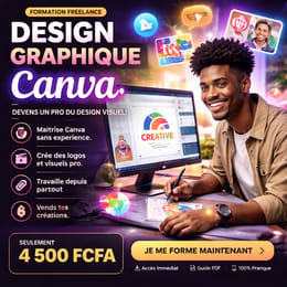 Deviens Designer Graphique et Gagne +100K FCFA/mois depuis ton téléphone