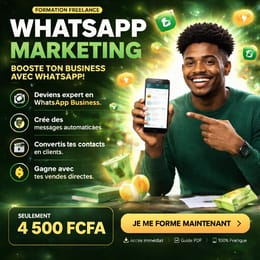 Savoir Vendre WhatsApp pour Gagner +100K FCFA/mois depuis ton téléphone