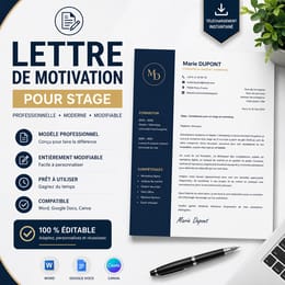 Lettre de Motivation Professionnelle