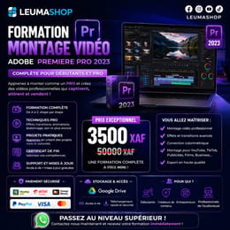 Formation montage vidéo Adobe Première Pro 2023