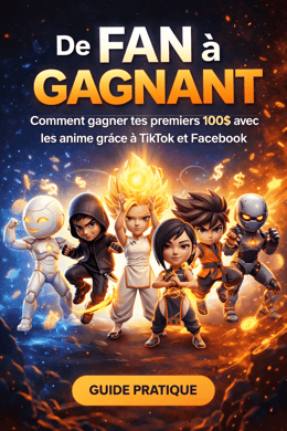 Anime Cash 💰 : Le guide pour transformer ta passion en revenus avec TikTok et Facebook