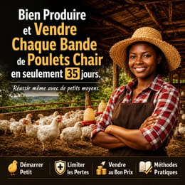 Comment bien produire et vendre chaque bande de poulet chair en seulement 35 jours