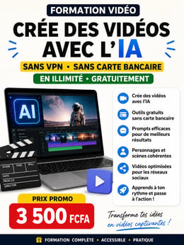 Crée des vidéos avec l’IA GRATUITEMENT, sans VPN ni carte bancaire