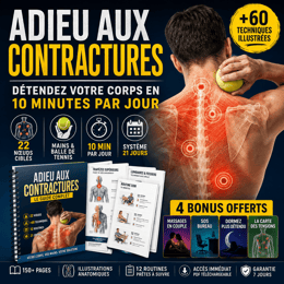 🔥 ADIEU AUX CONTRACTURES — LE GUIDE COMPLET POUR DÉTENDRE VOTRE CORPS EN 10 MINUTES PAR JOUR