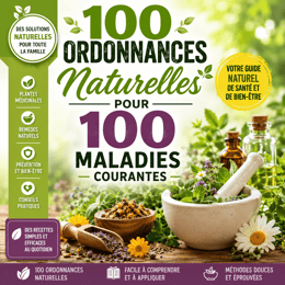 🌿 100 Ordonnances Naturelles Pour 100 Maladies Courantes