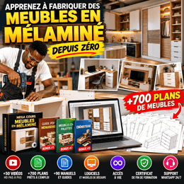 🪚✨ Apprends à Fabriquer des Meubles en Mélaminé de A à Z, Même Sans Aucune Expérience ! ✨🪚
