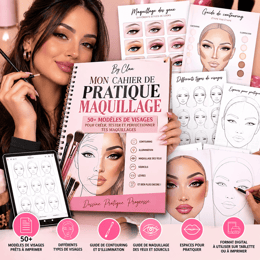 💄 Apprends à Maquiller Comme une Pro… Sans Modèle ! +50 Visages à Dessiner pour t'Entraîner ✨