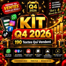 Kit de Communication Commerciale Q4 2026