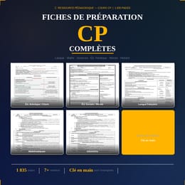 FICHES DE PRÉPARATION CP-COMPLET