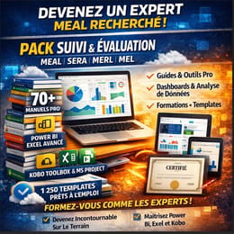 Pack Suivi Évaluation | MEAL | SERA | MERL | MEL: 3000 CFA