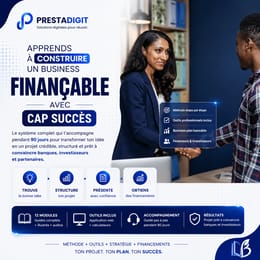 CAP SUCCÈS : Structure ton projet. Prouve qu'il est rentable. Trouve les financements adaptés.