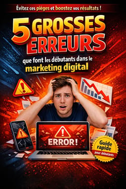 Évitez Ces 5 Erreurs Marketing Digital Qui Font Échouer 90% des Débutants