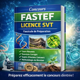 Concours fastef Licence Svt