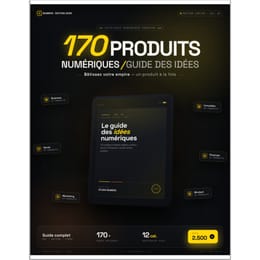 Le catalogue secret des produits digitaux qui se vendent en 2026