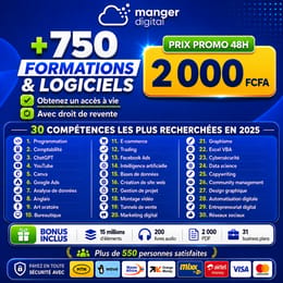 PACK ULTIME 2027 | +750 FORMATIONS ET RESSOURCES DIGITALES