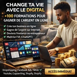 🚀 PACK DE PLUS DE 100 FORMATIONS EN MARKETING DIGITAL & LE BUSINESS EN LIGNE