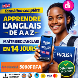 APPRENDRE L’ANGLAIS DE A à Z : MAITRISER L’ANGLAIS EN 14 JOURS