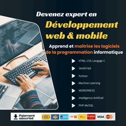 Devenez expert en Développement Web & Mobile