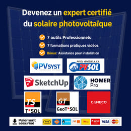 Devenez expert certifié du solaire photovoltaïque