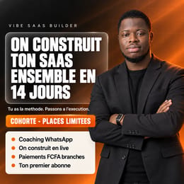 Vibe SaaS Builder — cohorte 14 jours