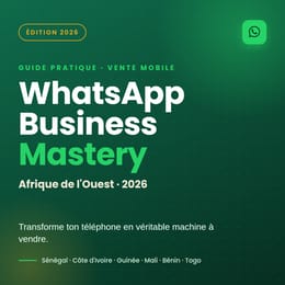 WhatsApp Business Mastery Afrique 2026 – Transforme ton téléphone en machine à vendre