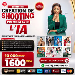 Formation vidéo Création de Shooting Photo... Premium avec L'IA