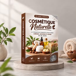 FORMATION COMPLÈTE EN COSMÉTIQUE: APPRENEZ À FABRIQUER CRÈMES, SAVONS ET SOINS EN 30 JOURS