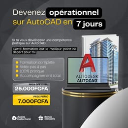 Devenez opérationnel sur AutoCAD en 7 jours