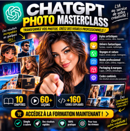 MAÎTRISEZ CHATGPT POUR LA PHOTO ET LIBÉREZ VOTRE CRÉATIVITÉ AVEC L’IA